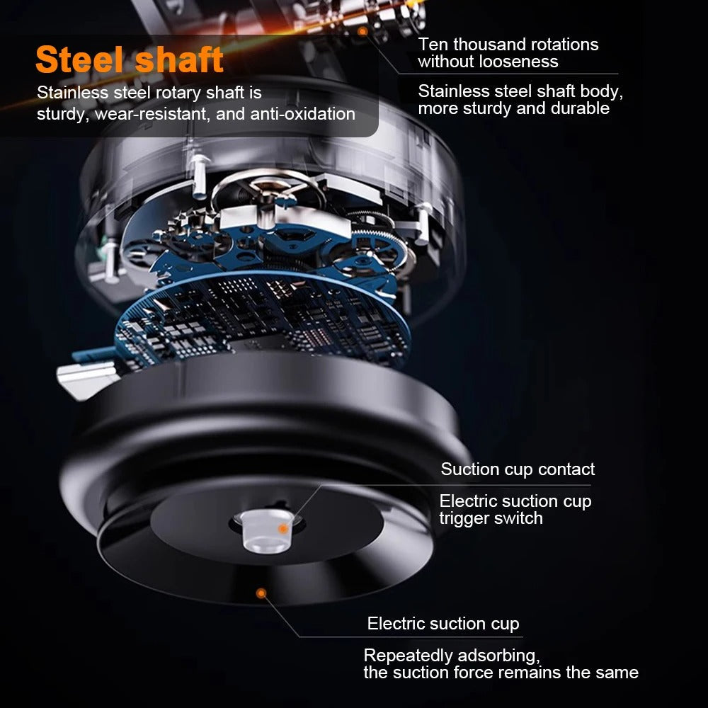 FluxGrip 360° magneettinen auton puhelinteline imukupilla