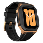 Rivelle rustfrit stål etui med gummirem til Apple Watch | Petprovac