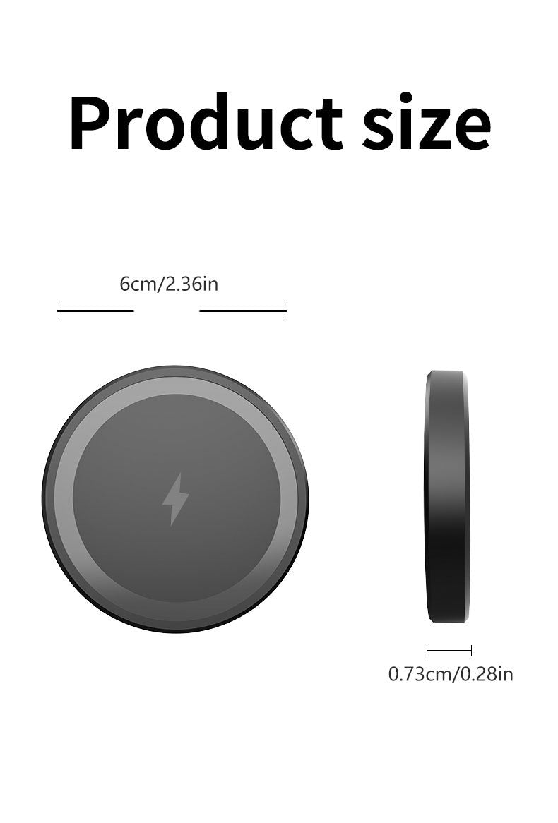 15W magnetická nabíjecí podložka s výsuvným stojánkem pro iPhone a Samsung kompatibilní s Qi