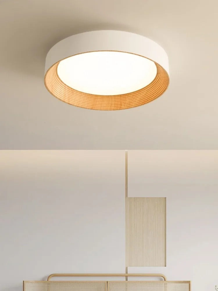 Aurea Lux moderne taklampe med akrylskjerm for lyse interiører