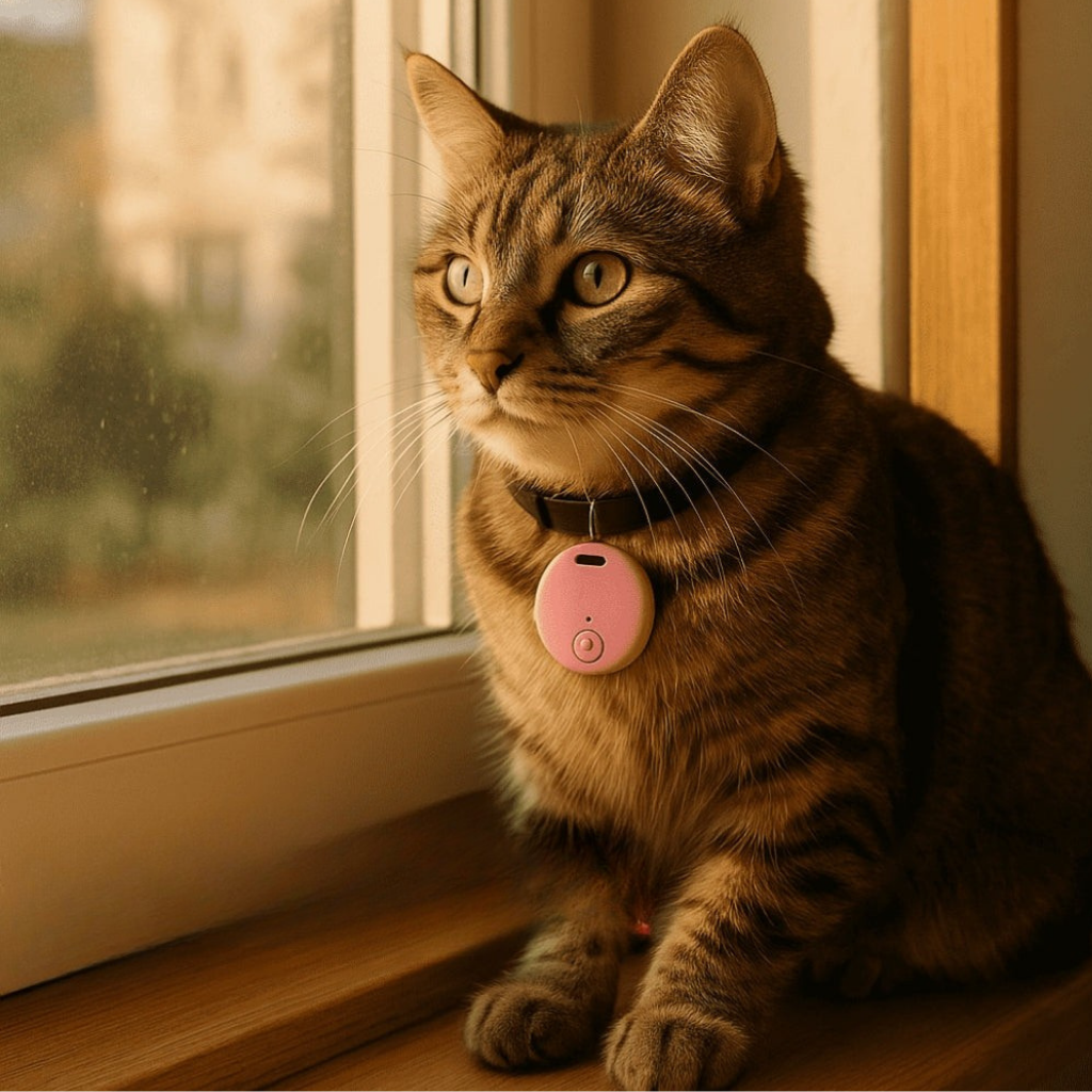 PawTrail GPS Katzen-Tracker Leicht Wasserdicht Echtzeit-Tracking