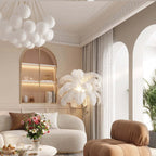 Lámpara colgante de vidrio y metal Lumisora para sala de estar