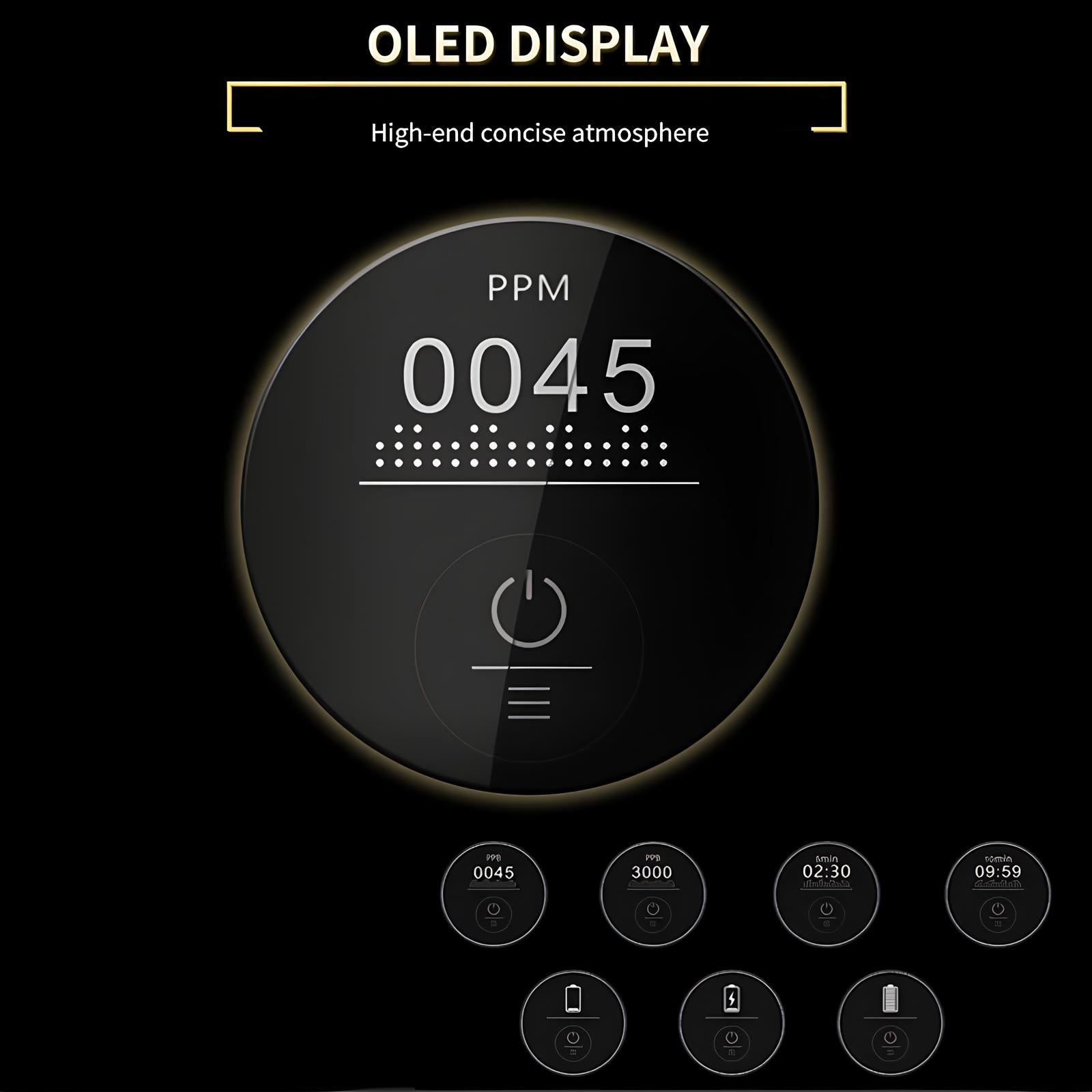 AuroraHydro 5000ppb brintvandflaske til hydrering på farten