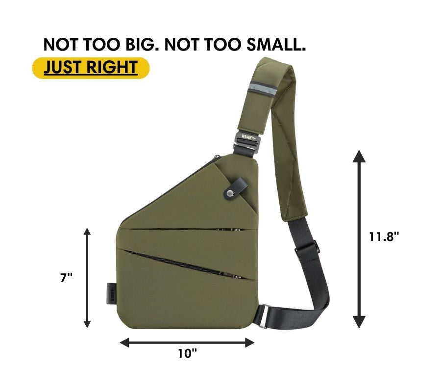 Anti-Theft Travel Bag – Hidden Zippers and Front-Facing Security