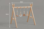 Long-Lasting Wooden Activity Arch – Sensory Toy Gym for Ages 0–3