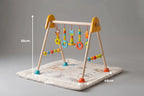 Colorful Wooden Play Arch – Bright Sensory Toy Gym for Babies