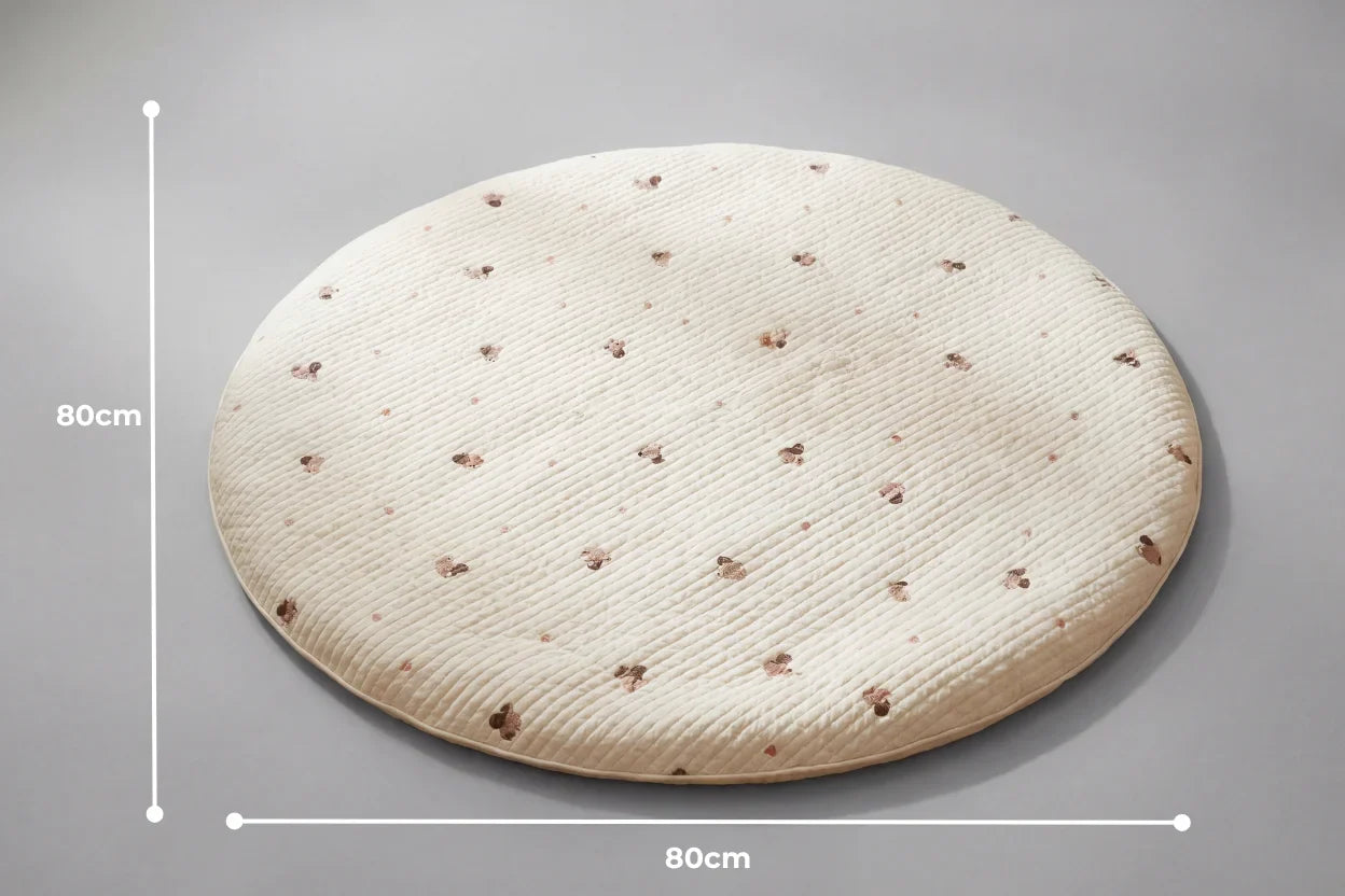 Quilted Cotton Baby Play Mat for First Floor Adventures | petprovac