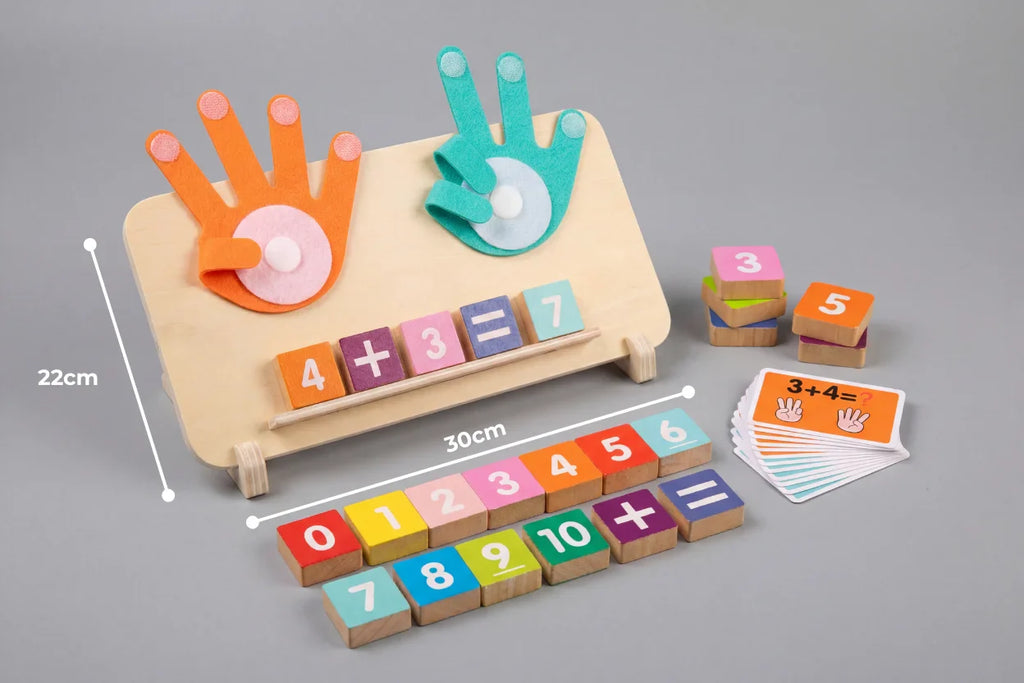 Montessori dřevěná matematická tabule pro miminka a batolata | petprovac