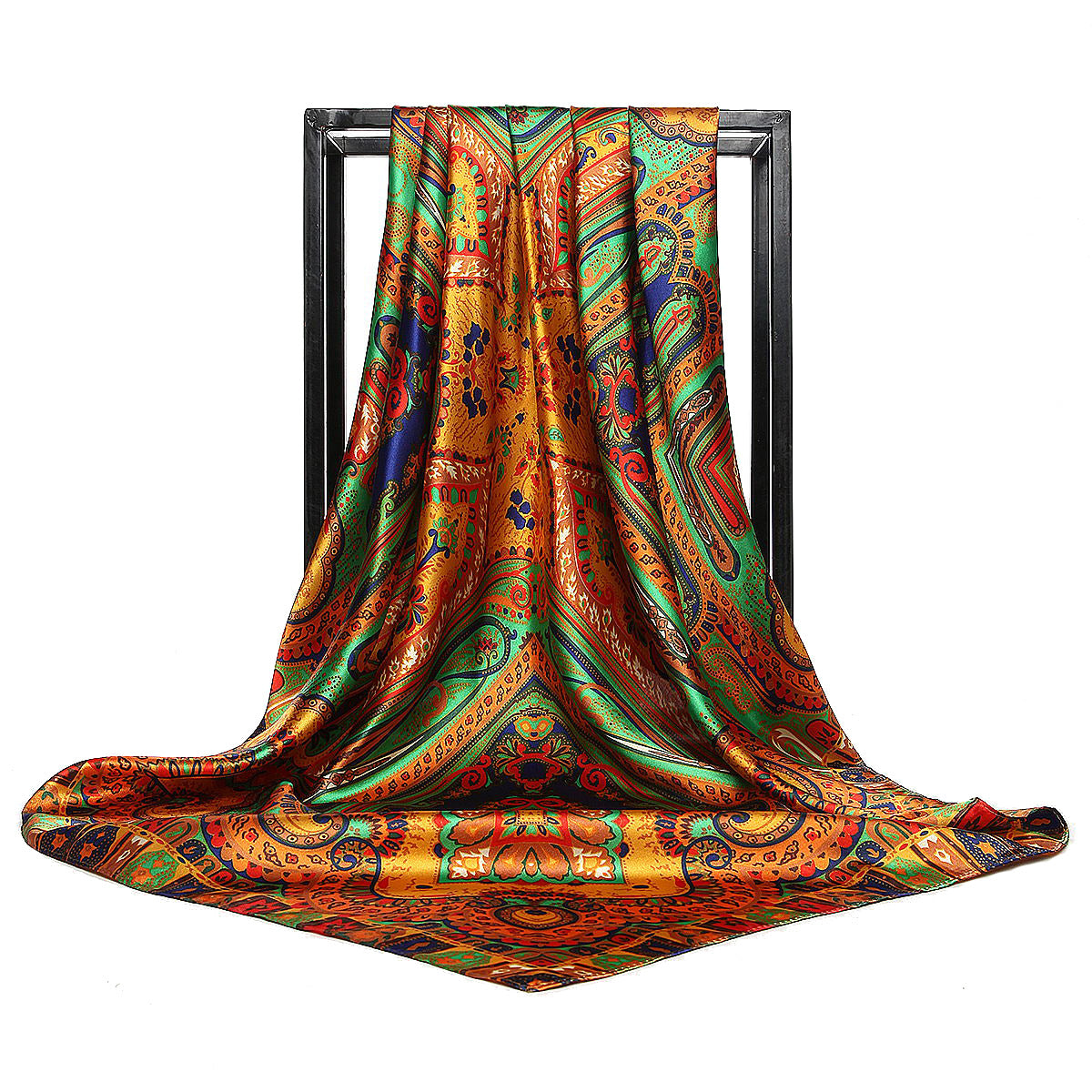 Large square scarf Simulation silk scarf All-match scarf Scarf