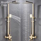 Nyra デュアルミキサーレインシャワーシステム ハンドヘルドスプレー付き 簡単取り付け