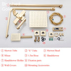 Nyra デュアルミキサーレインシャワーシステム ハンドヘルドスプレー付き 簡単取り付け