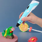 Stylo d'impression 3D pour enfants avec 20 couleurs et 100 mètres de filament