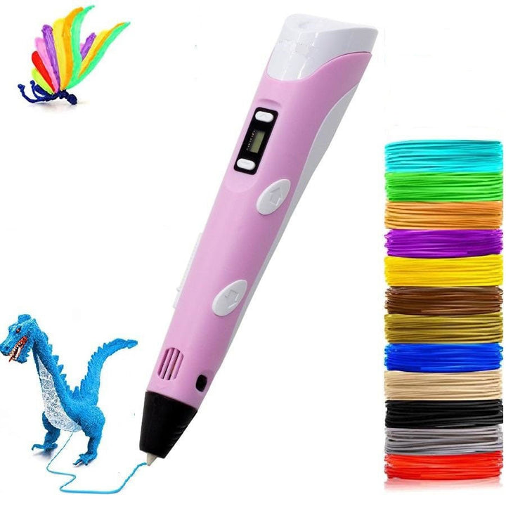 Stylo d'impression 3D pour enfants avec 20 couleurs et 100 mètres de filament