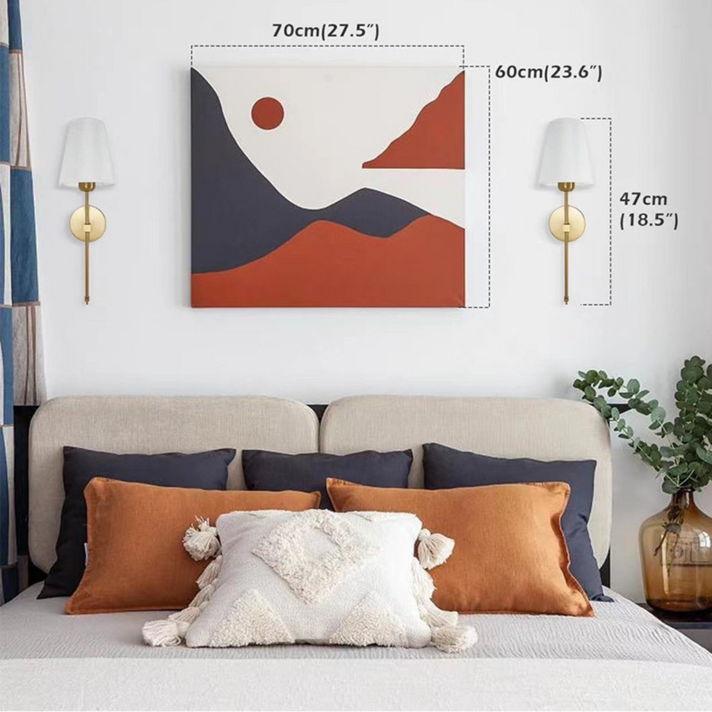 NovaGlow Kablosuz Duvar Aplikleri Pil ile Çalışan 2'li Paket