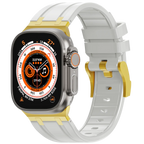 Deluxe Aurion Metal Head Silicone Band for Apple Watch | Petprovac