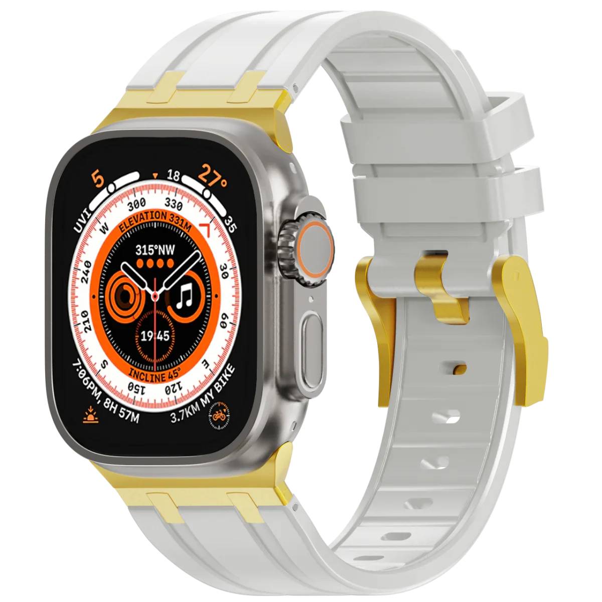 Deluxe Aurion metallhuvud silikonband för Apple Watch | Petprovac