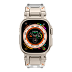 Meron Titanium-Head Silicone Band for Apple Watch | Petprovac