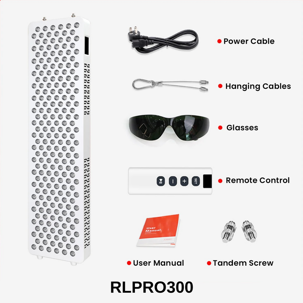 RLPRO Nine Wave Rotlicht-Panel für Hautgesundheit zu Hause