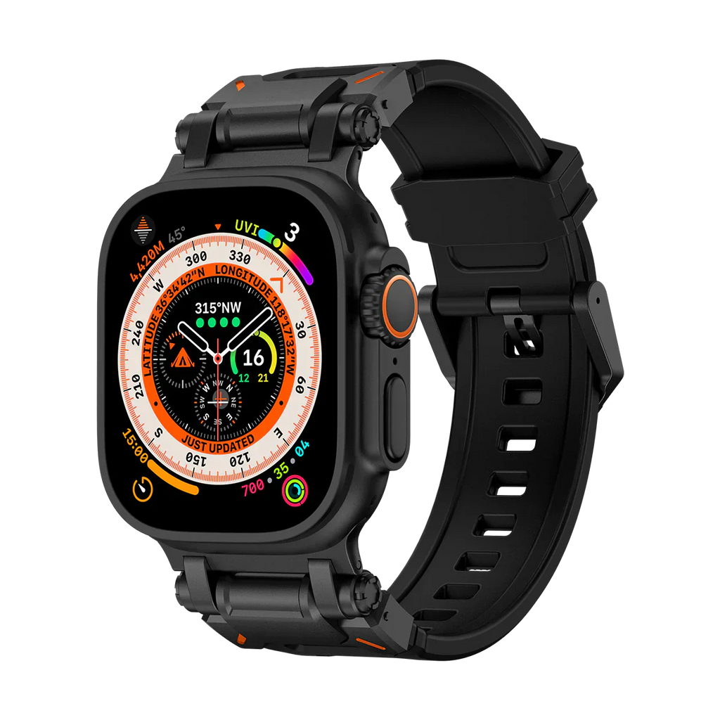 Meron Titanium-Head Silicone Band for Apple Watch | Petprovac