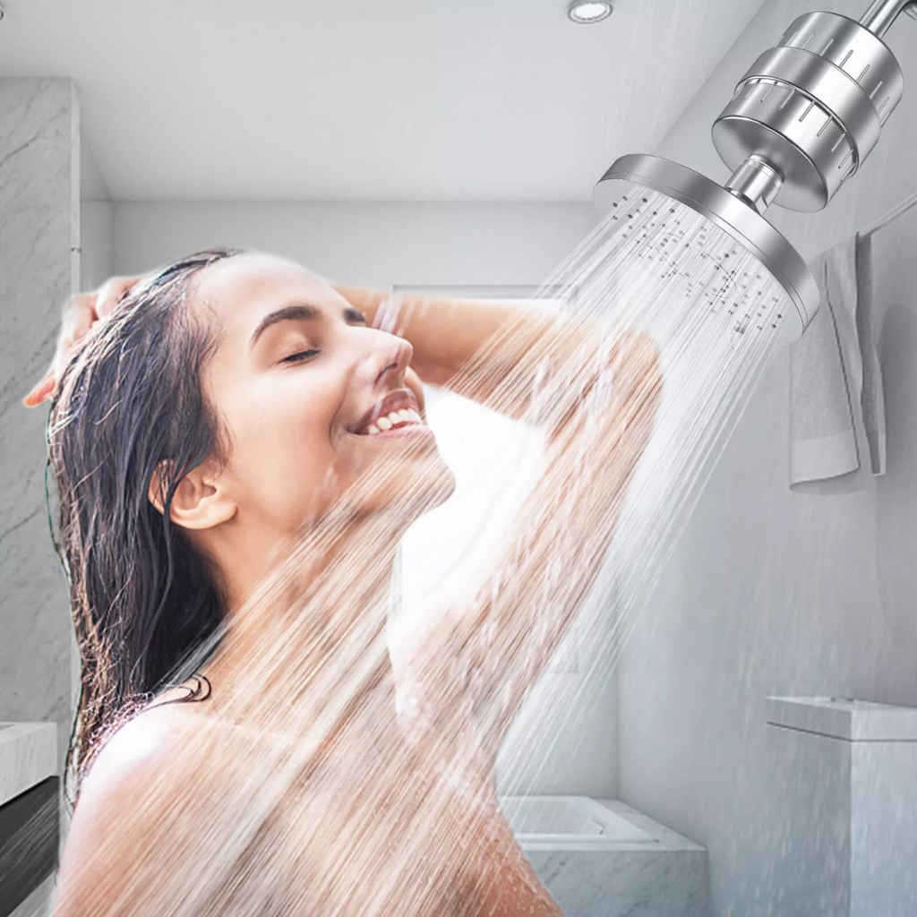 HydraVive Filtered Showerhead | Promotes Radiant Skin & Healthier Hair