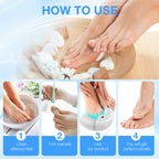 LED Nail Care Device With Blue And Infrared Light For Hands And Feet
