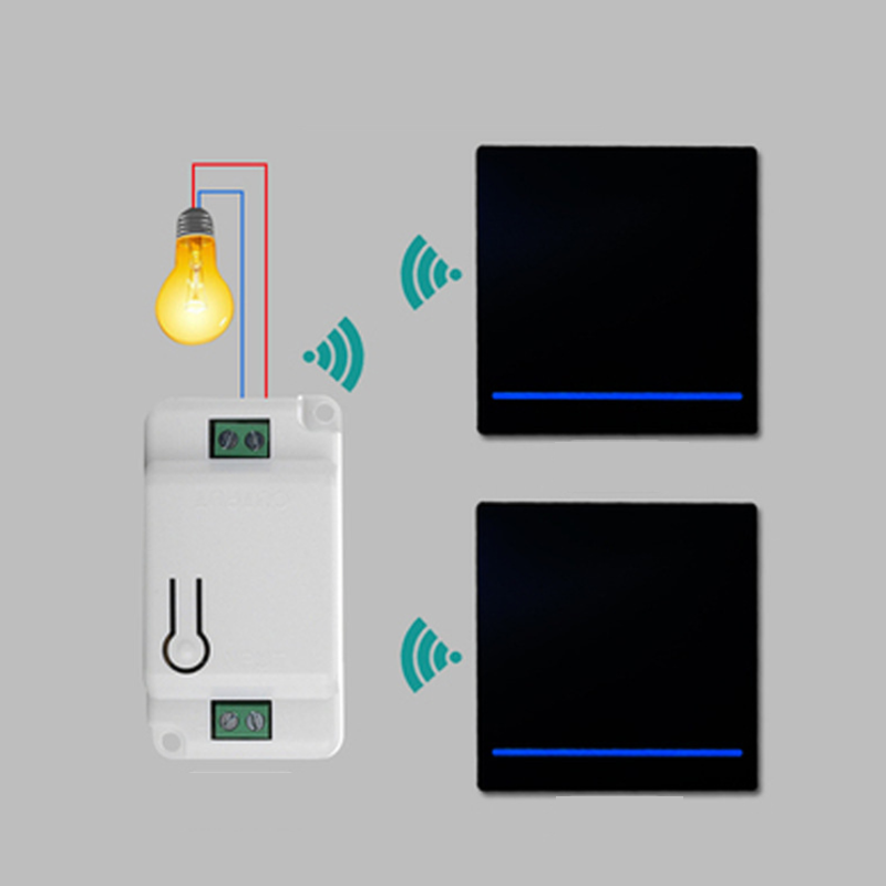 Wireless Light Switch Receiver Kit For Easy Home Lighting Control And Remote Convenience