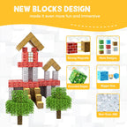Set di Blocchi Magnetici STEM per Bambini Kit di Apprendimento Creativo