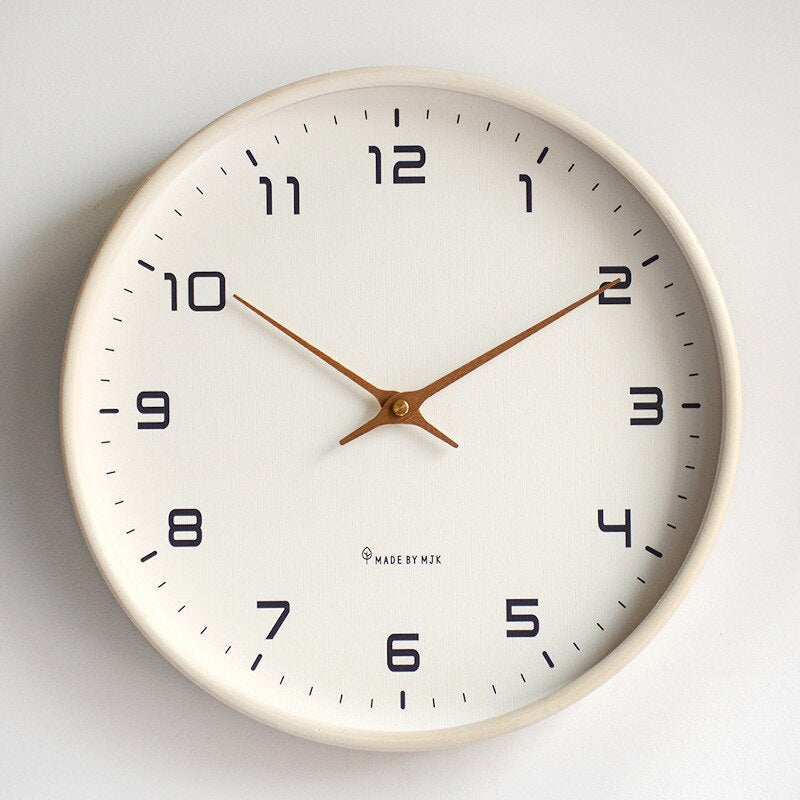 Scandinavian Minimalist Wooden Clock For Modern Interiors
