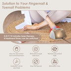 Blue And Red LED Nail Care Light For Fingers And Toes