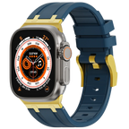 Deluxe Aurion Metal Head Silicone Band for Apple Watch | Petprovac