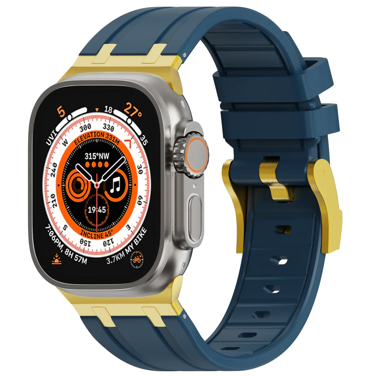 Deluxe Aurion metallhuvud silikonband för Apple Watch | Petprovac