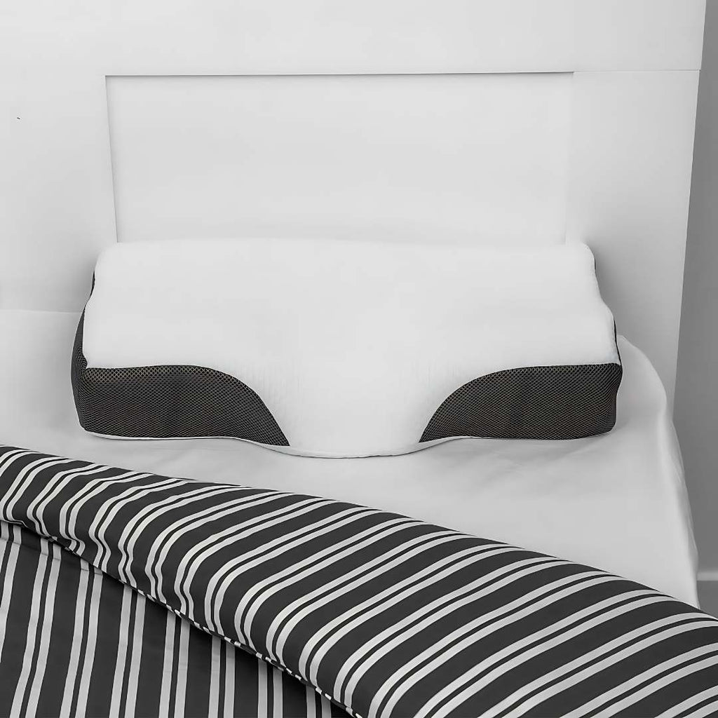 NexaRest メモリーフォーム ネックピロー | 形状に沿った睡眠サポート