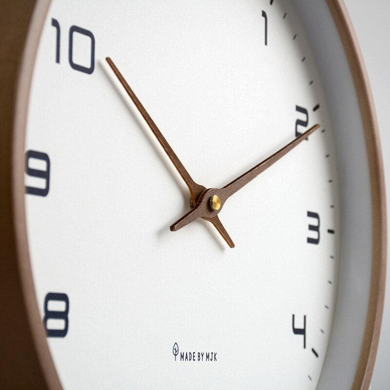 Scandinavian Minimalist Wooden Clock For Modern Interiors