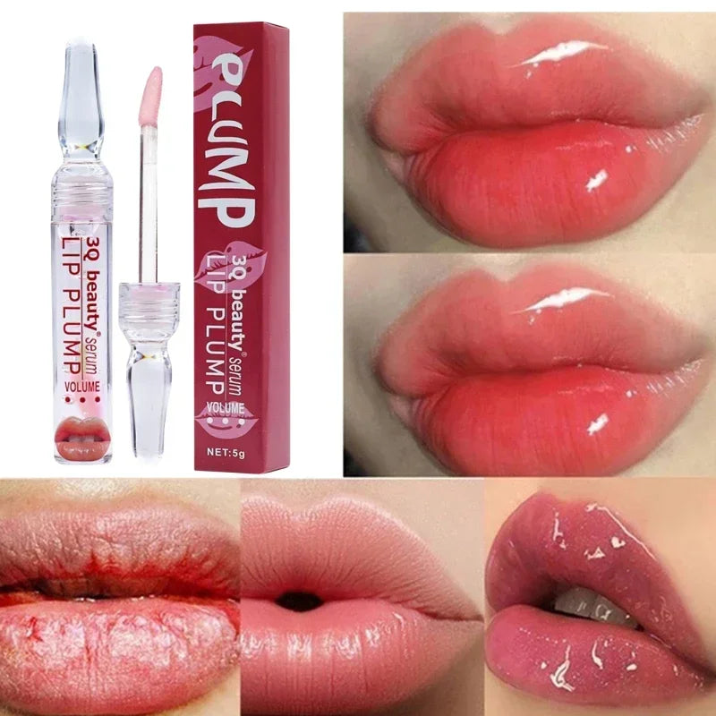 LumaGlow Instant Lip Plumper Serum for Fuller Lips Now