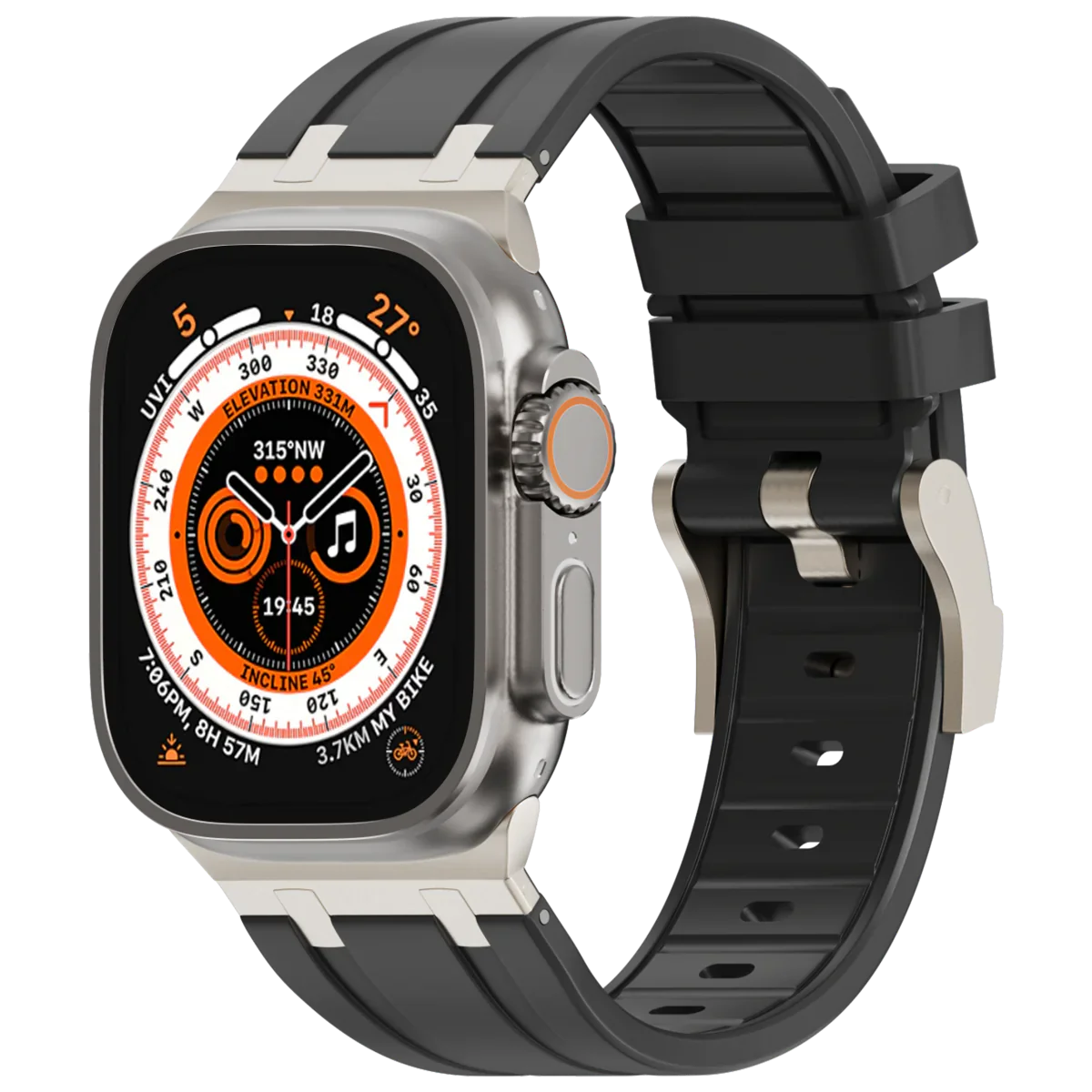 Deluxe Aurion metallhuvud silikonband för Apple Watch | Petprovac