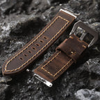 Kestrel | Handcrafted Rugged-Style Strap for Ultra Smartwatches - Antique Brown
