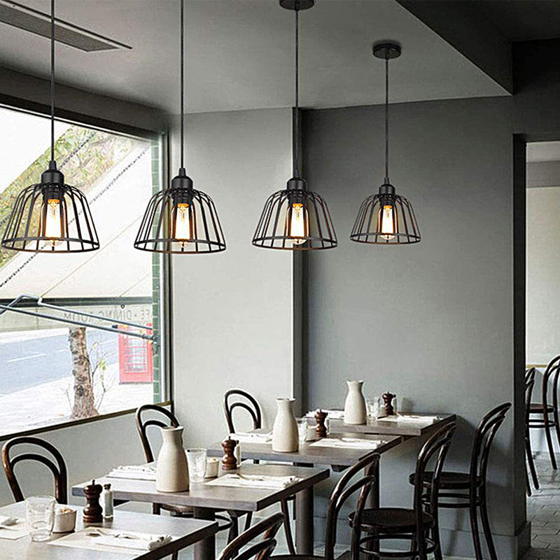 ApexOrb ブラックアイアン インダストリアル シーリングペンダントライト