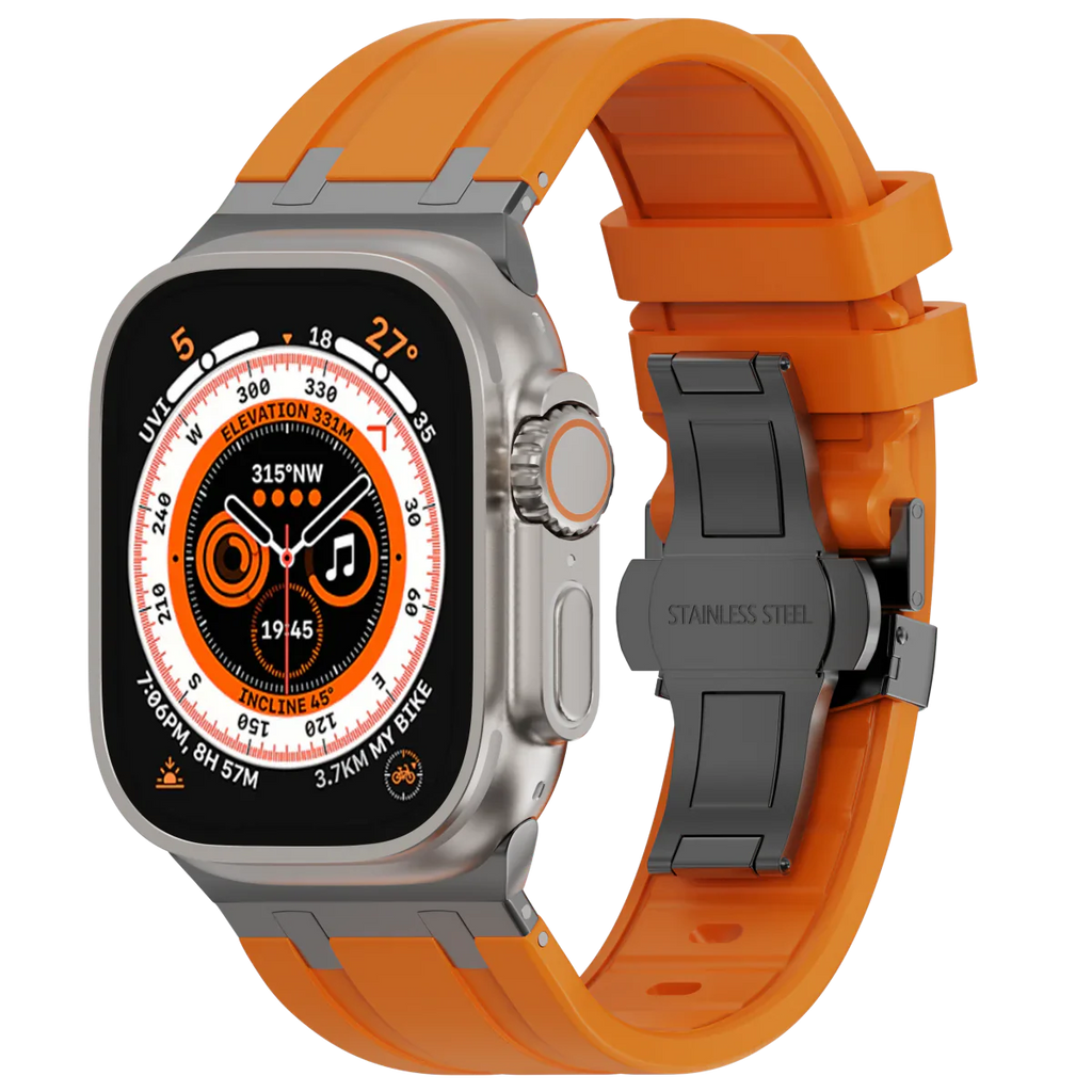 Vellora silikonový pásek s motýlkovou sponou pro Apple Watch | Petprovac