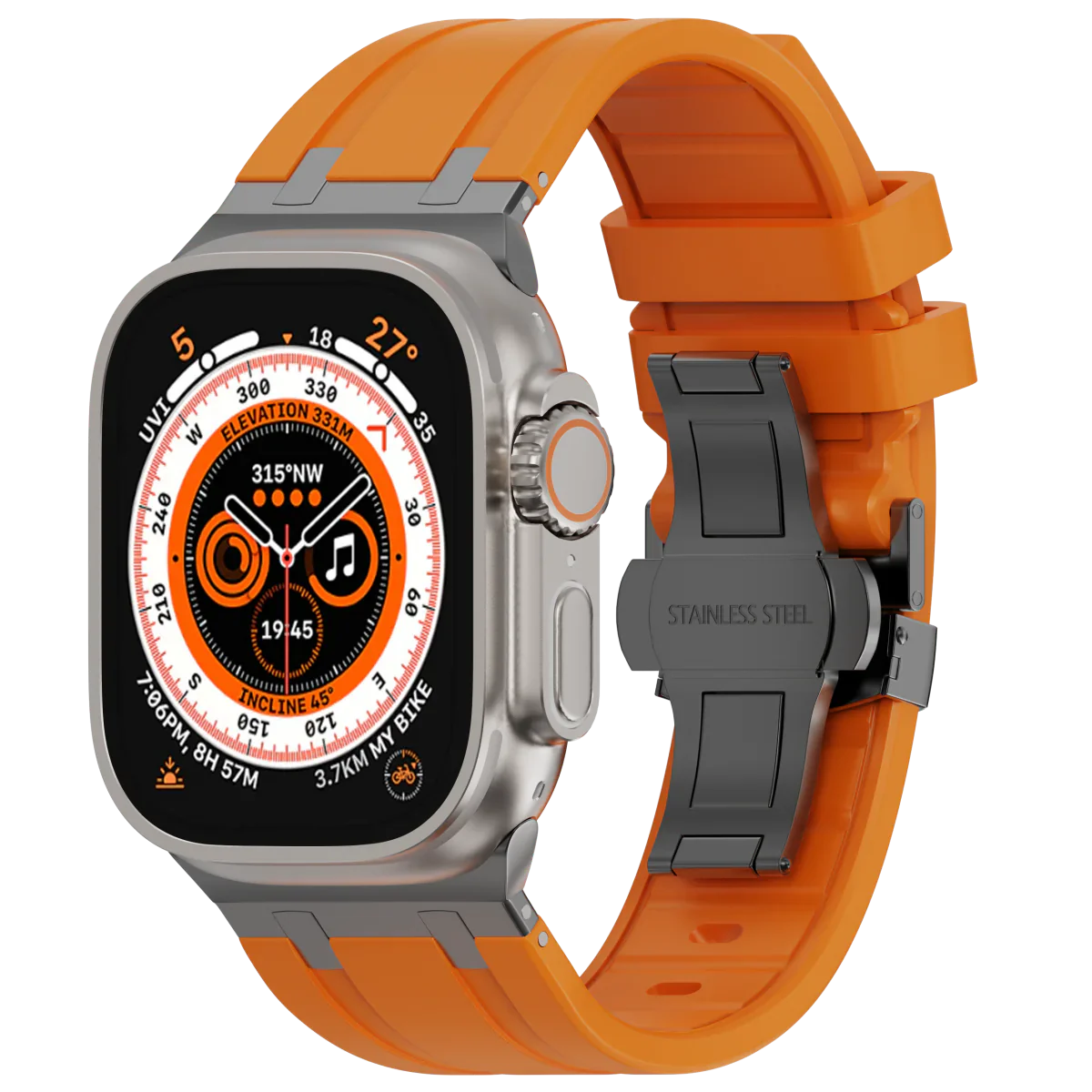 Vellora silikonový pásek s motýlkovou sponou pro Apple Watch | Petprovac