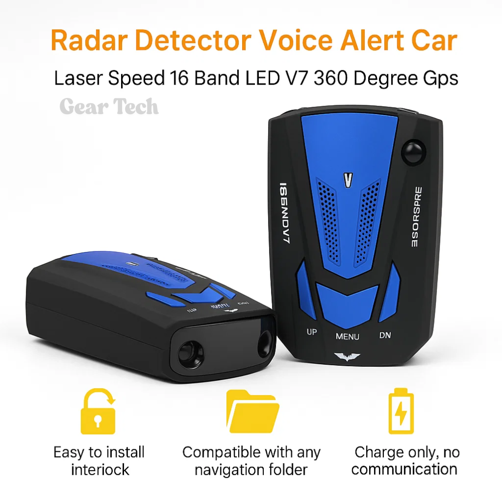 Kirrea UK Radar Detector Langeafstandssnelheidscamera-alarm | Petprova ...