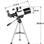 Telescopio portatile Moonwatcher con zoom 150x e treppiede