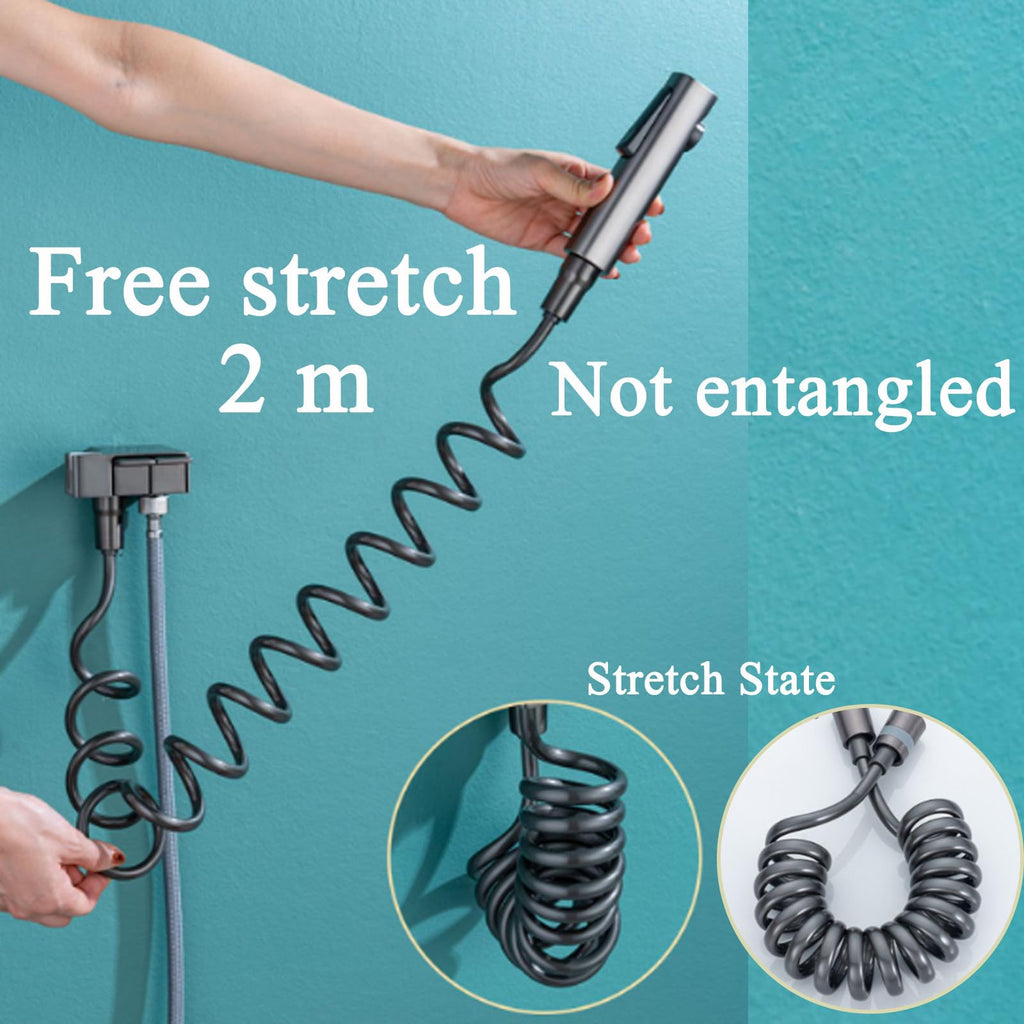 AquaKey | Regulowany przenośny bidet z kontrolami w stylu fortepianu do toalety | Petprovac