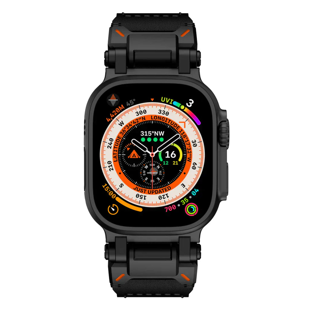 Kenvor Leather Strap with Titanium Connector for Apple Watch | Petprovac