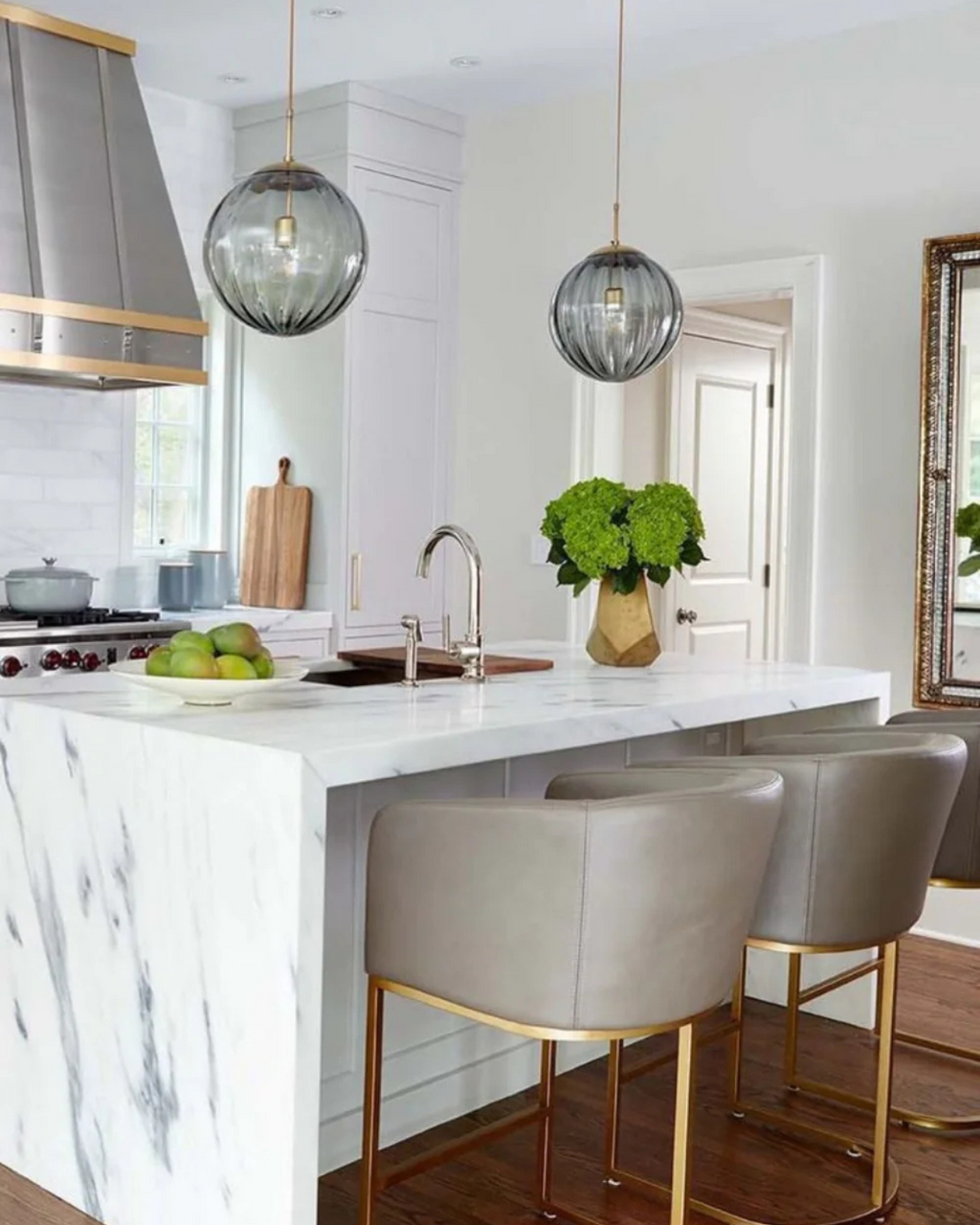 VeraLux Ravfarvet Glas Loftlampe Vedhæng Vintage Varme