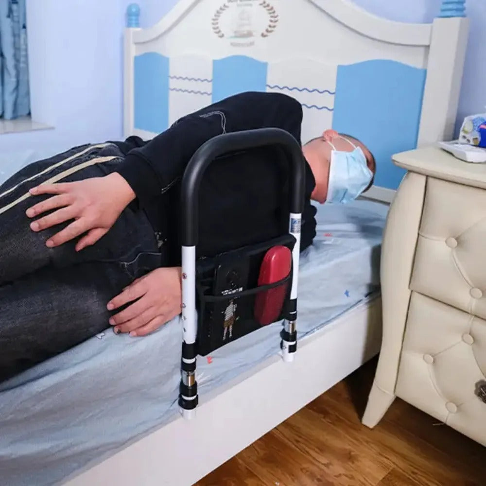 Bezpečnostní zábradlí SafeBed s nastavitelnou výškou pro seniory a domácí použití