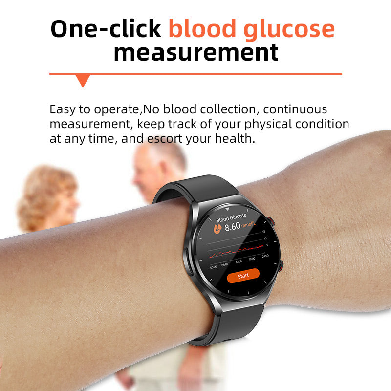 VitaPulse Pro Watch for Glucose, BP, ECG and HRV Health