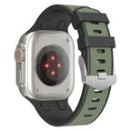 Aeria | Tweekleurige siliconen band voor Apple Watch | Petprovac