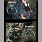 PinnacleX Pro smartklokke med GPS, pulsmåling, SpO2, blodtrykk og stressovervåking