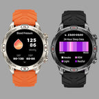 PinnacleX Pro smartklokke med GPS, pulsmåling, SpO2, blodtrykk og stressovervåking