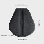 RiderEase Gel Seat Pad For Motorcycles With Shock Absorption And Anti Slip